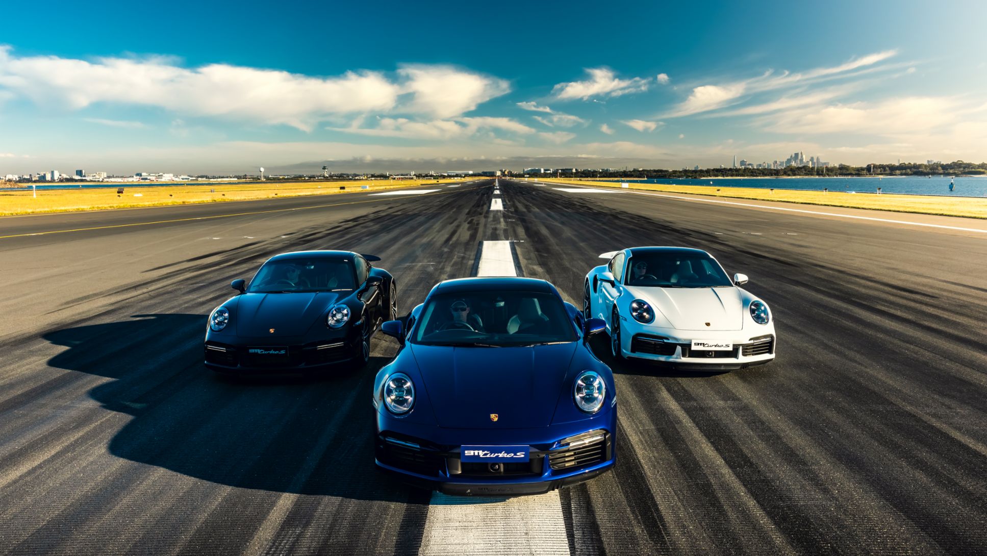 Porsche 911 Turbo S, Launch Control-Event, Flughafen Sydney, 2020, Porsche Cars Australia
